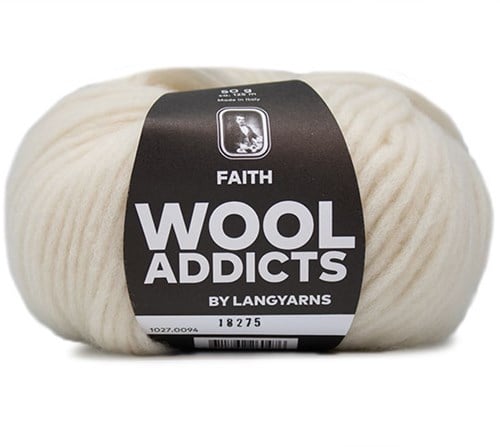 Wooladdicts Unique Mosaic Sjaal Haakpakket 10 Off-White