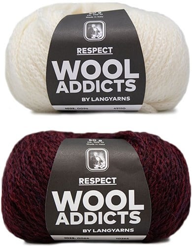 Wooladdicts Hidden Feelings Trui Breipakket 3 S Sunset / Off-White