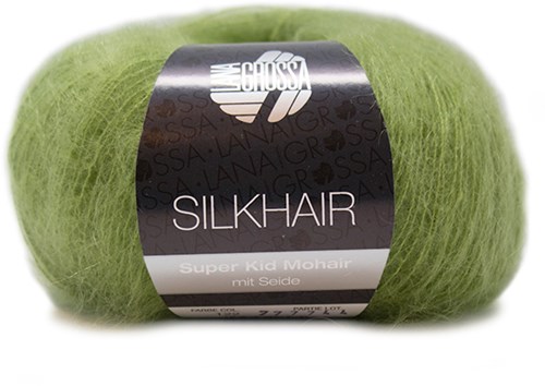 Lana Grossa Silkhair 122 Blad Groen