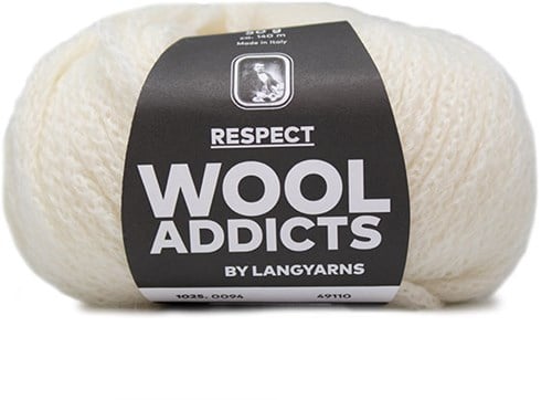 Wooladdicts Seductive Secret Vest Breipakket 10 M Off-White