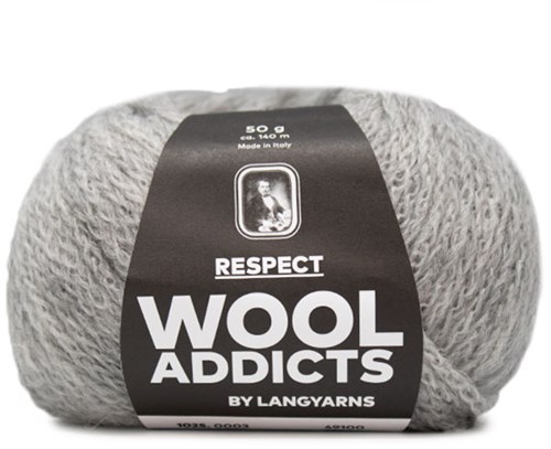 Wooladdicts Seductive Secret Vest Breipakket 1 M Light Grey Mélange
