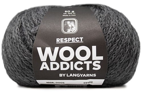 Wooladdicts Seductive Secret Vest Breipakket 3 S Grey Mélange