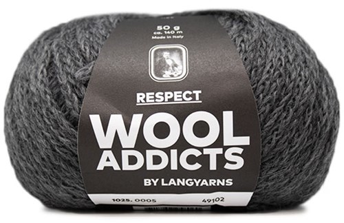 Wooladdicts Seductive Secret Vest Breipakket 3 L Grey Mélange