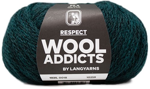Wooladdicts Seductive Secret Vest Breipakket 5 M Moss Mélange