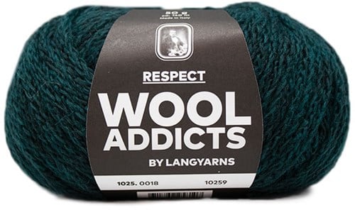 Wooladdicts Seductive Secret Vest Breipakket 5 L Moss Mélange