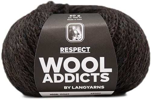 Wooladdicts Seductive Secret Vest Breipakket 8 M Dark Brown