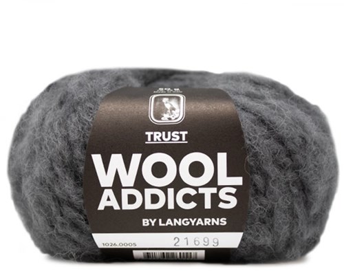 Wooladdicts Devoted Dancer Trui Breipakket 3 S/M Grey Mélange