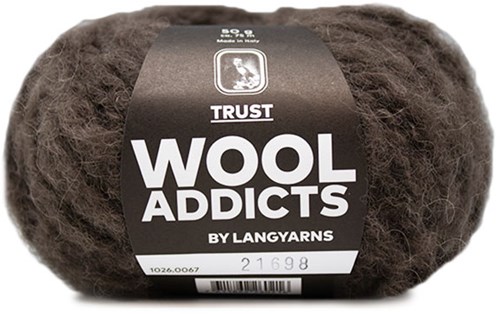 Wooladdicts Devoted Dancer Trui Breipakket 8 S/M Dark Brown