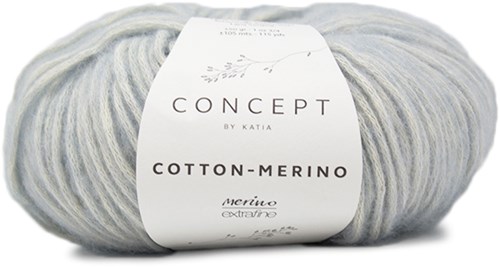 Katia Cotton-Merino 127 Hemelsblauw