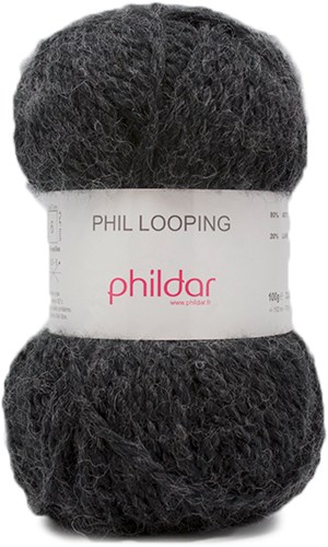 Phildar Phil Looping 1200 Carbone