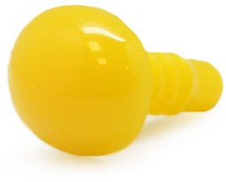 Veiligheidsneus/oog ovaal 002 Geel 12mm