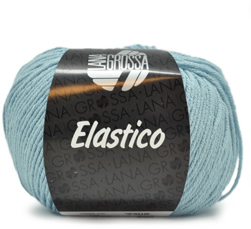 Lana Grossa Elastico 130 Subtiel Blauw
