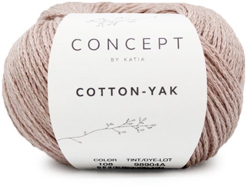 Cotton Yak Meisjestrui Breipakket 2 4 jaar Pearl Pink