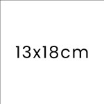 13 x 18cm