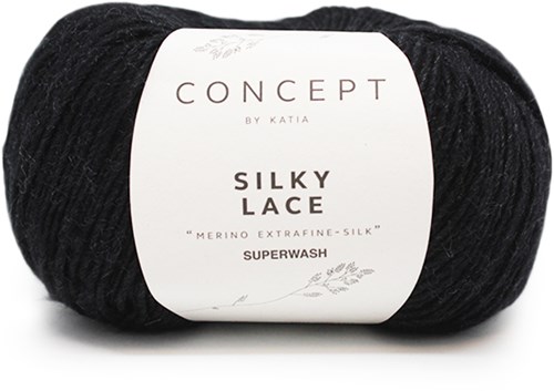 Katia Silky Lace 156 Black