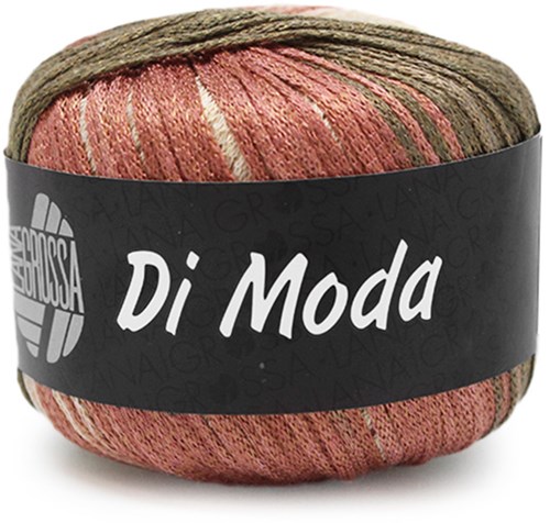Lana Grossa Di Moda 15 Terracotta / Dark Olive / Khaki-Brown