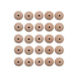 Houten Kralen Set 25 Stuks 15 mm