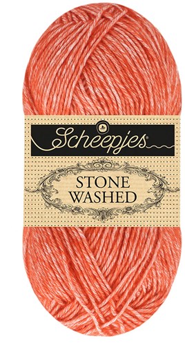 Scheepjes Stone Washed 843 Realgar Red