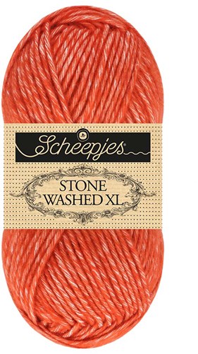 Scheepjes Stone Washed XL 883 Realgar Red