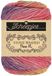 Handbreigaren, 6 x 50 g acrylwol voor breien, kleur acrylwol voor haken, haakgaren, kleurrijk kleurverloop, zachte meerkleurige garenset voor haken, breien en handwerk, haakgaren (300 g