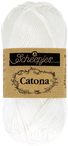 Scheepjes Catona 25g 106 Snow White