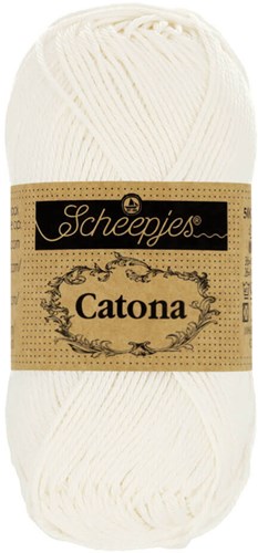 Scheepjes Catona 50g 105 Bridal White