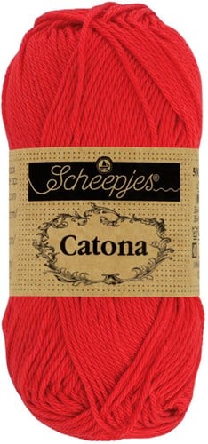 Scheepjes Catona 50g 115 Hot Red