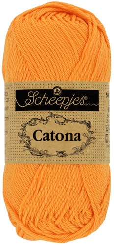 Scheepjes Catona 50g 411 Sweet Orange