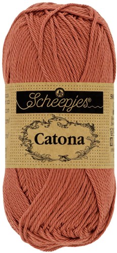 Scheepjes Catona 50g 504 Brick Red