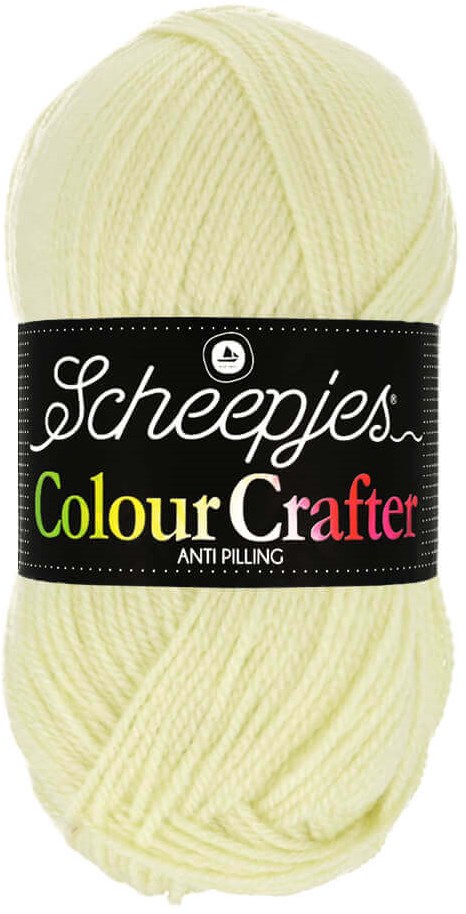 Scheepjes Colour Crafter Solid Pacco Da 2x150g - Filato Acrilico Premium Color Beige