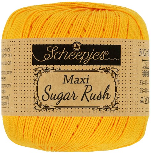 Scheepjes Maxi Sugar Rush 208 Yellow Gold