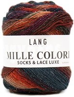 Lang Yarns Mille Colori Socks & Lace Luxe 16 Green/Blue/Red