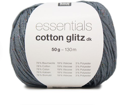 Rico Essentials Cotton Glitz DK 16 Olive-Grey