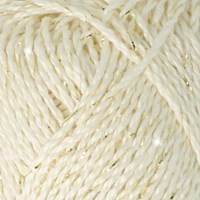 Scheepjes Catona Shine 50g 105-G Bridal White - Gold-2