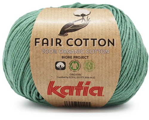 Katia Fair Cotton 017 Mint groen