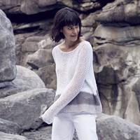 Wooladdicts Strong Spirit Trui Breipakket 1 S/M White/Grey-2
