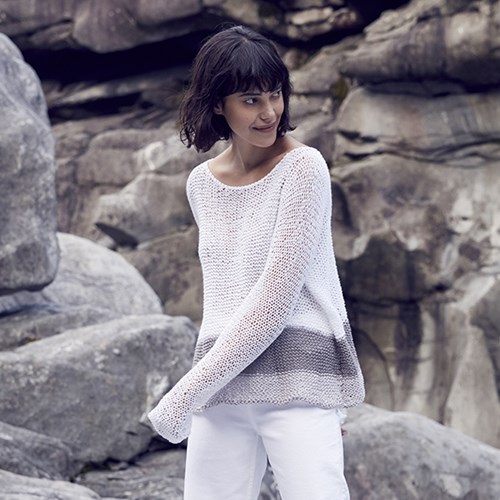 Wooladdicts Strong Spirit Trui Breipakket 1 S/M White/Grey-2