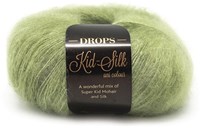 Drops Kid Silk Uni Colour 018 Appelgroen