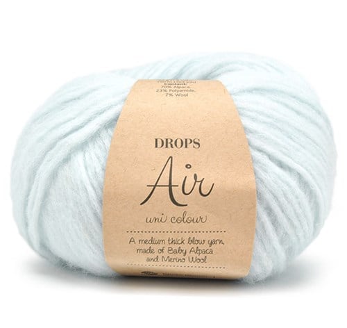 Drops Air Uni Colour 018 Ochtendmist