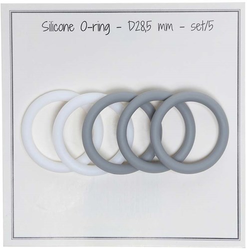 Go Handmade O-Bijtring White / Grey-2