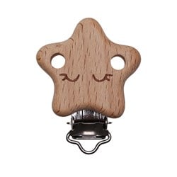 Go Handmade Houten Speenclip Ster