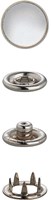 Prym Navullingen Naaivrijdrukknopen Zilver 10mm-2