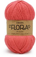 Drops Flora Uni Colour 19 Coral