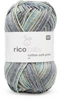Rico Baby Cotton Soft Print dk 19 Grey-Turquoise