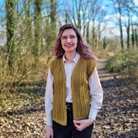 Goldenrod Waistcoat Haakpakket - It's Annemade