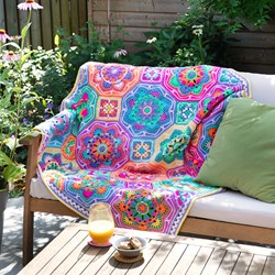 Persian Tiles Fiësta Deken Haakpakket