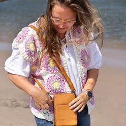 Pastel Sunset Gilet Garen- en Haakpakket - Finishing Stitches