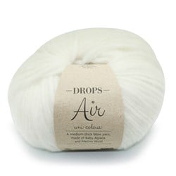 Drops Air Uni Colour 001 Naturel