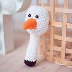 Olaf de Ooievaar Set Haakpakket