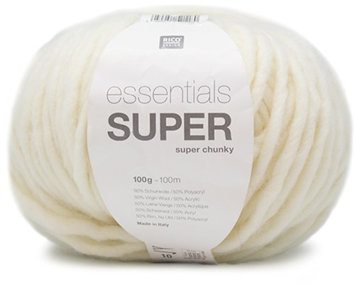 Rico Essentials Super Super Chunky 001 Creme